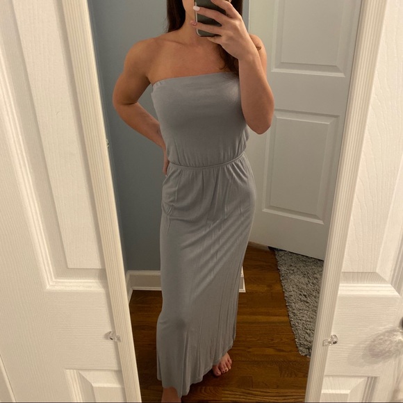 gap strapless dress